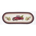 H2H Christmas Truck Oval Patch Runner Rug, 13 x 36 in. H22548675